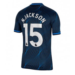 Chelsea Nicolas Jackson #15 Bortatröja 2023-24 Kortärmad